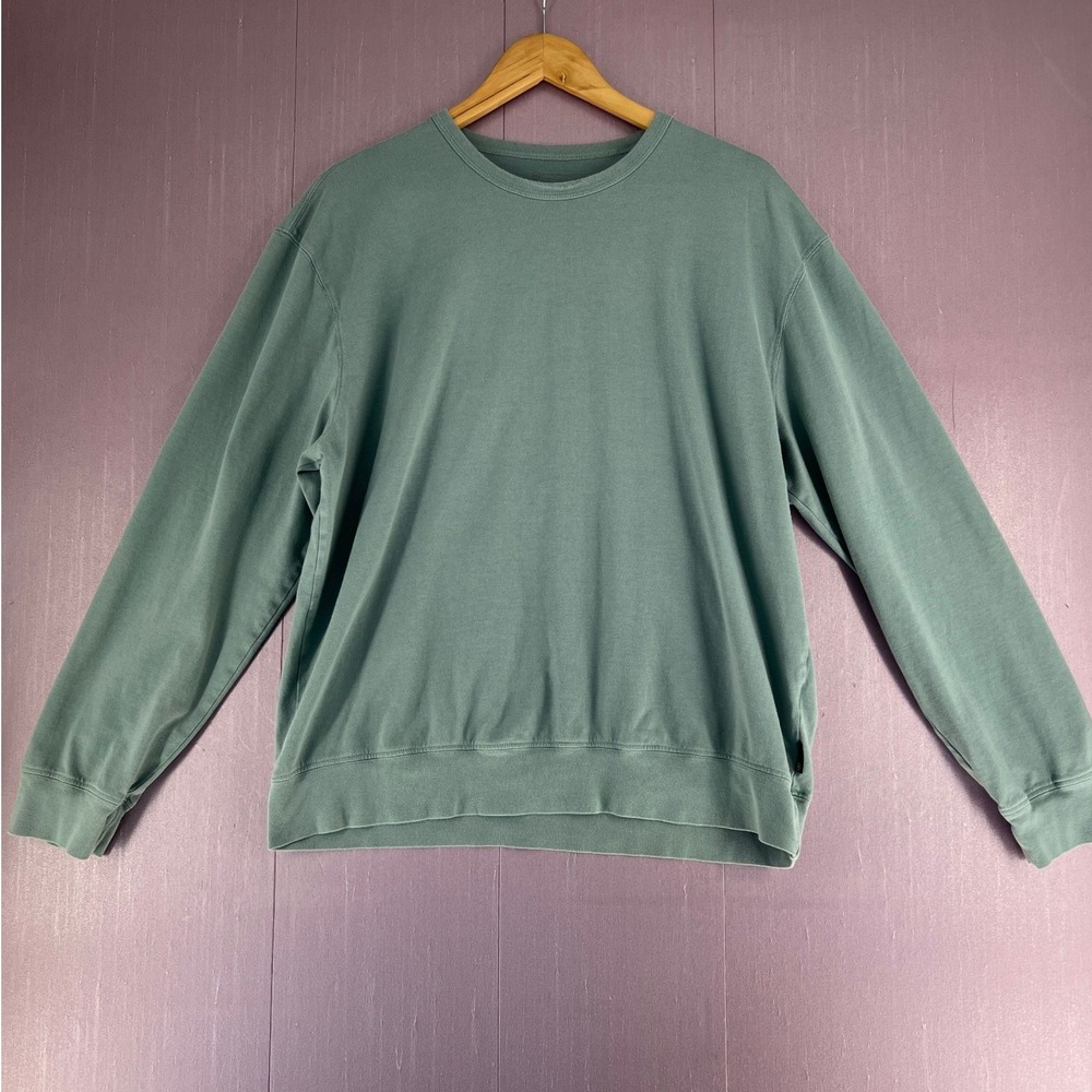 AG Adriano Goldschmied Mens Crewneck Lightweight Sweatshirt Cotton Pullover Sz L